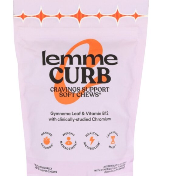 Lemme Curb Cravings Support Soft Chews – Mixed Fruit Flavor – 30 Individually - Picture 1 of 4